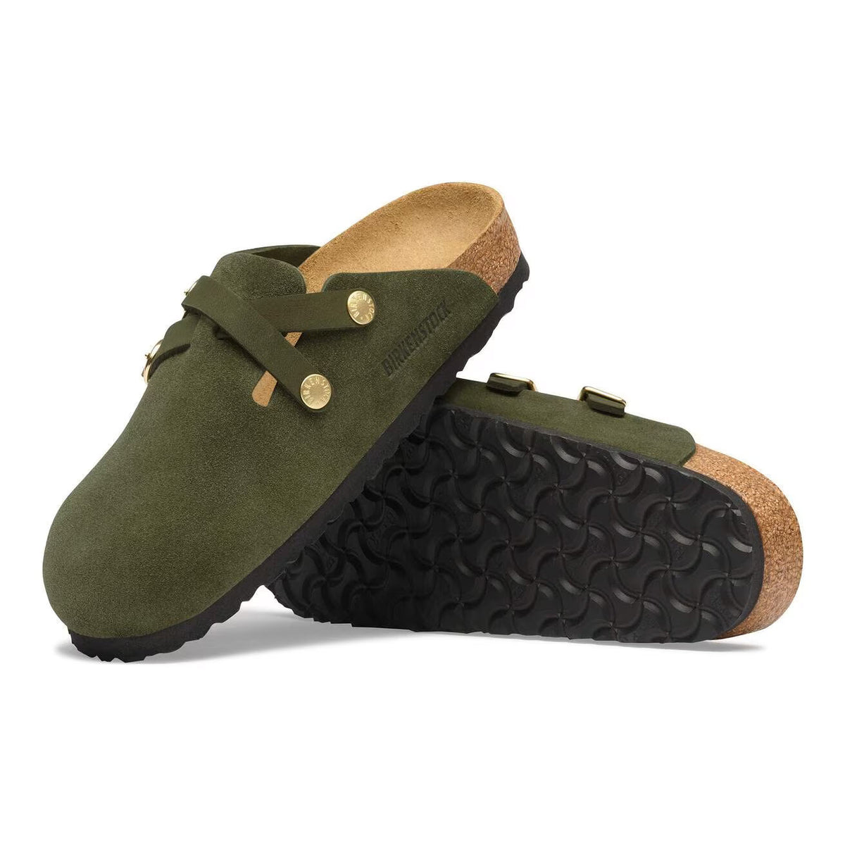 BIRKENSTOCK BLAIR SUEDE CLOG THYME - WOMENS