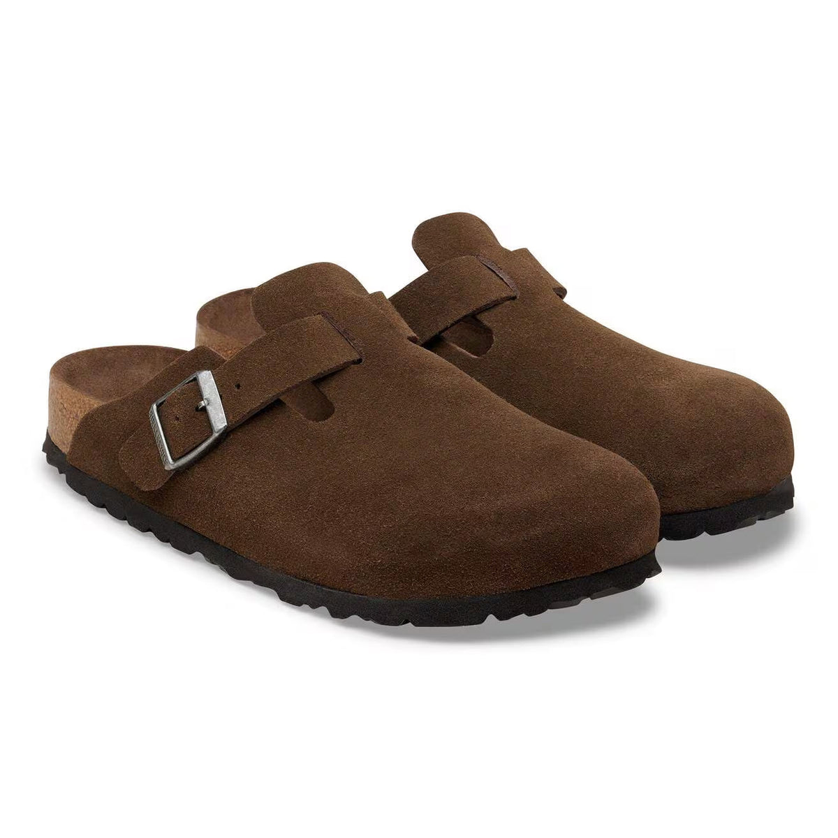 BIRKENSTOCK BOSTON SOFT FOOTBED SUEDE CARAFE - WOMENS