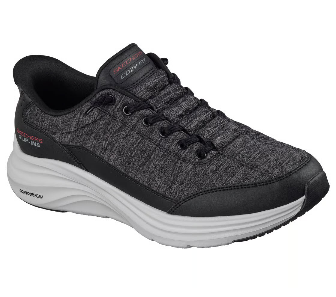 SKECHERS CONTOUR FOAM COPOST BLACK - MEN