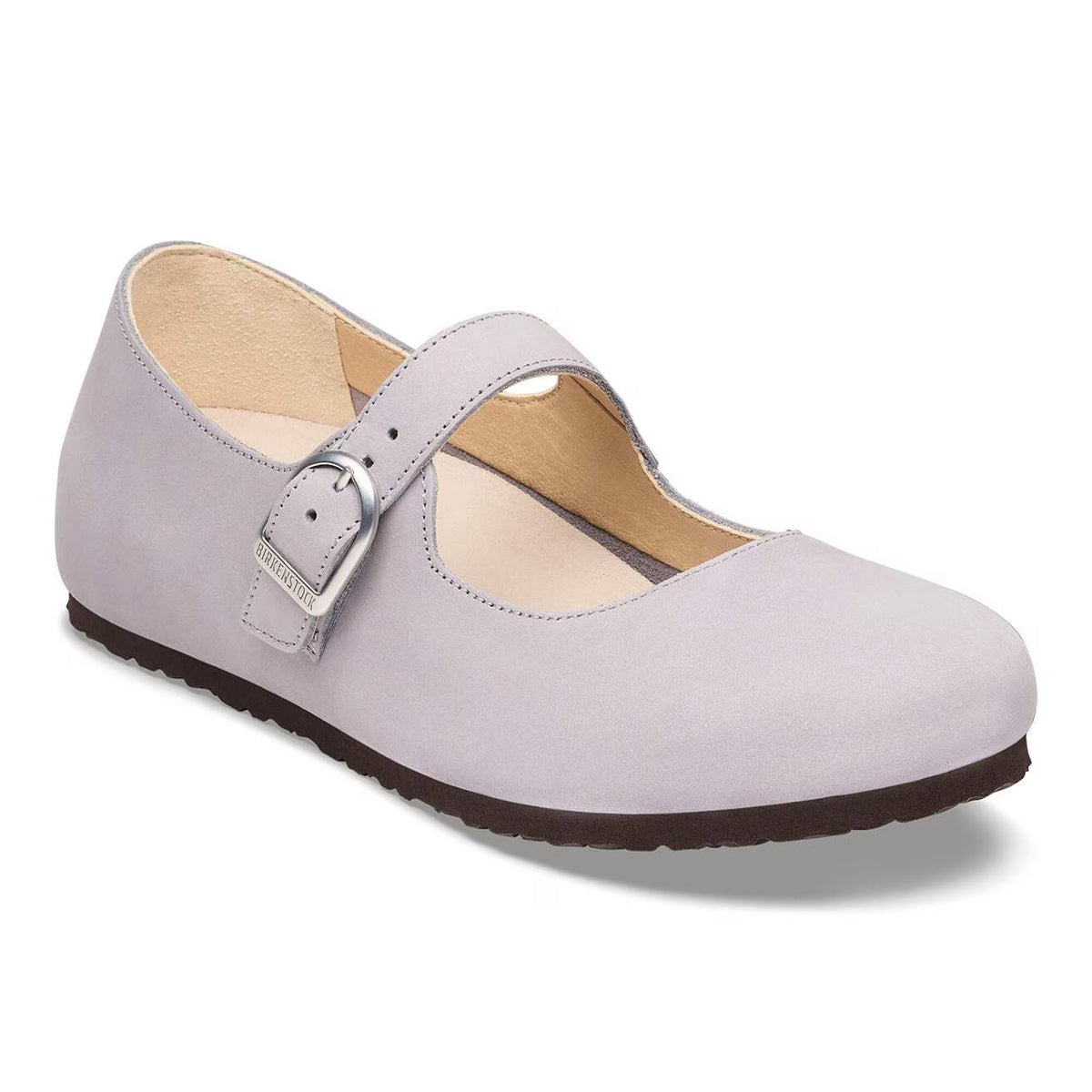 BIRKENSTOCK SANTA CLARITA MARY JANE NUBUCK LAVENDER SKY - WOMENS