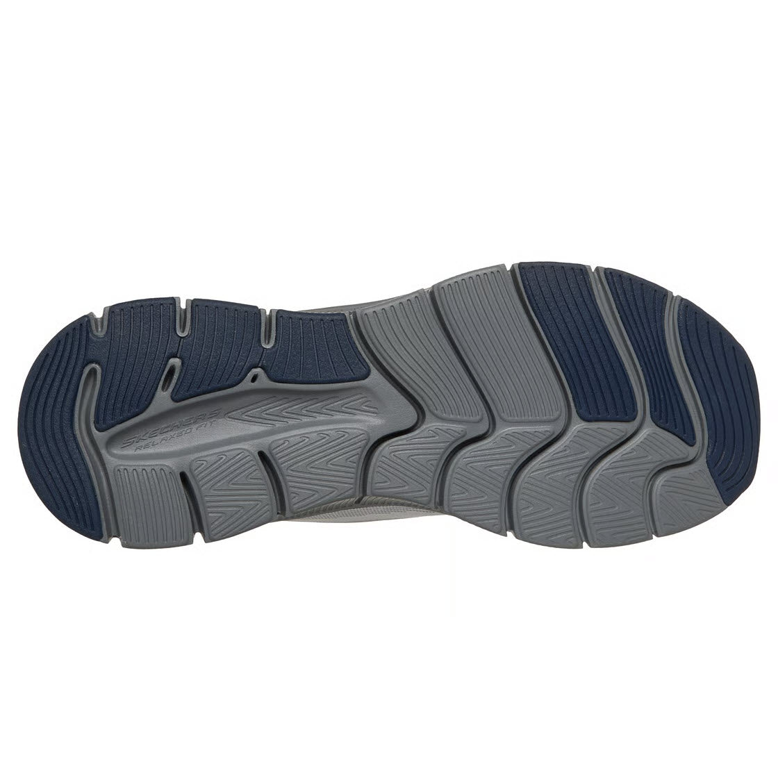 SKECHERS RELAXED FIT FLEX ZAYDER GRAY NAVY - MENS