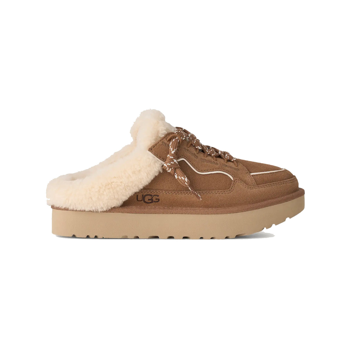 UGG LOWMEL MULE CHESTNUT - WOMENS