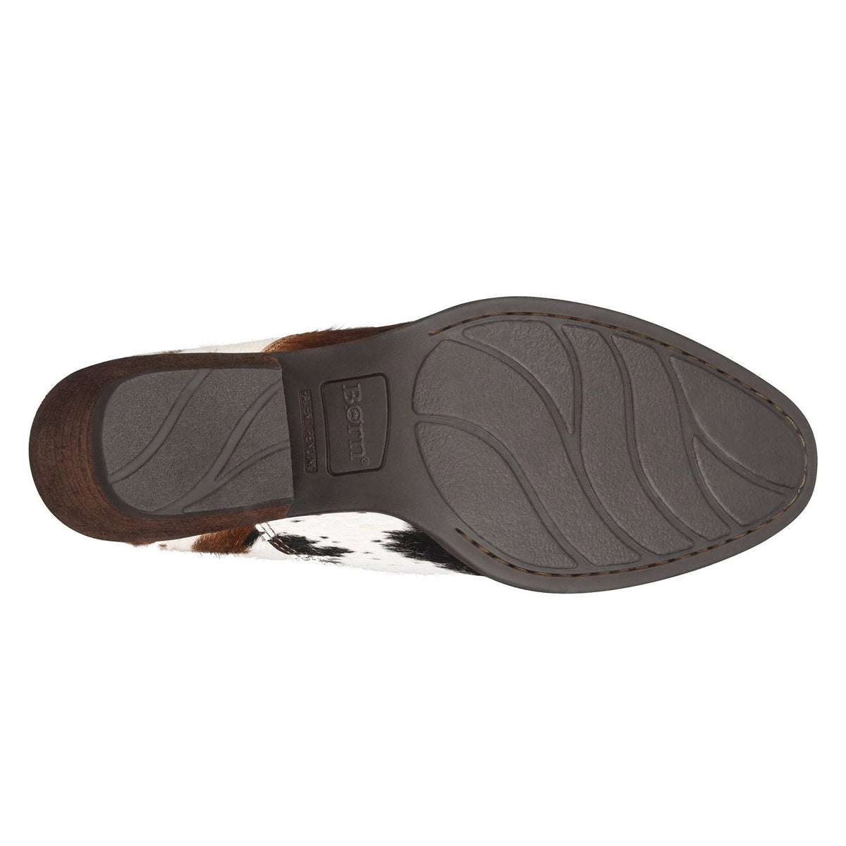 BORN MONIKAH WESTERN SLIDE OFF WHITE ANIMAL - WOMENS