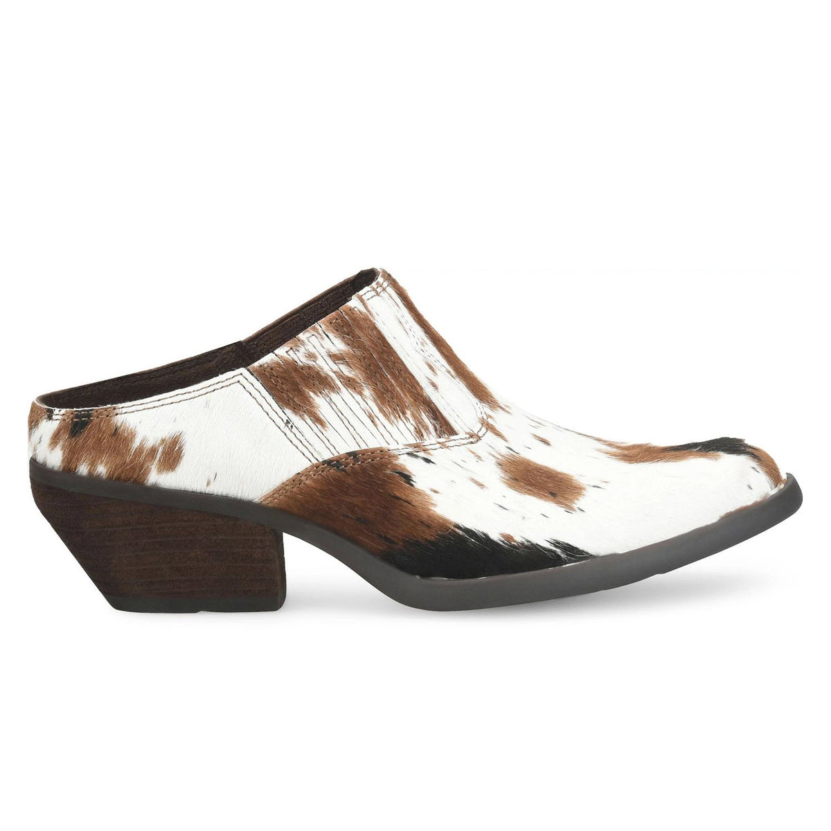 BORN MONIKAH WESTERN SLIDE OFF WHITE ANIMAL - WOMENS