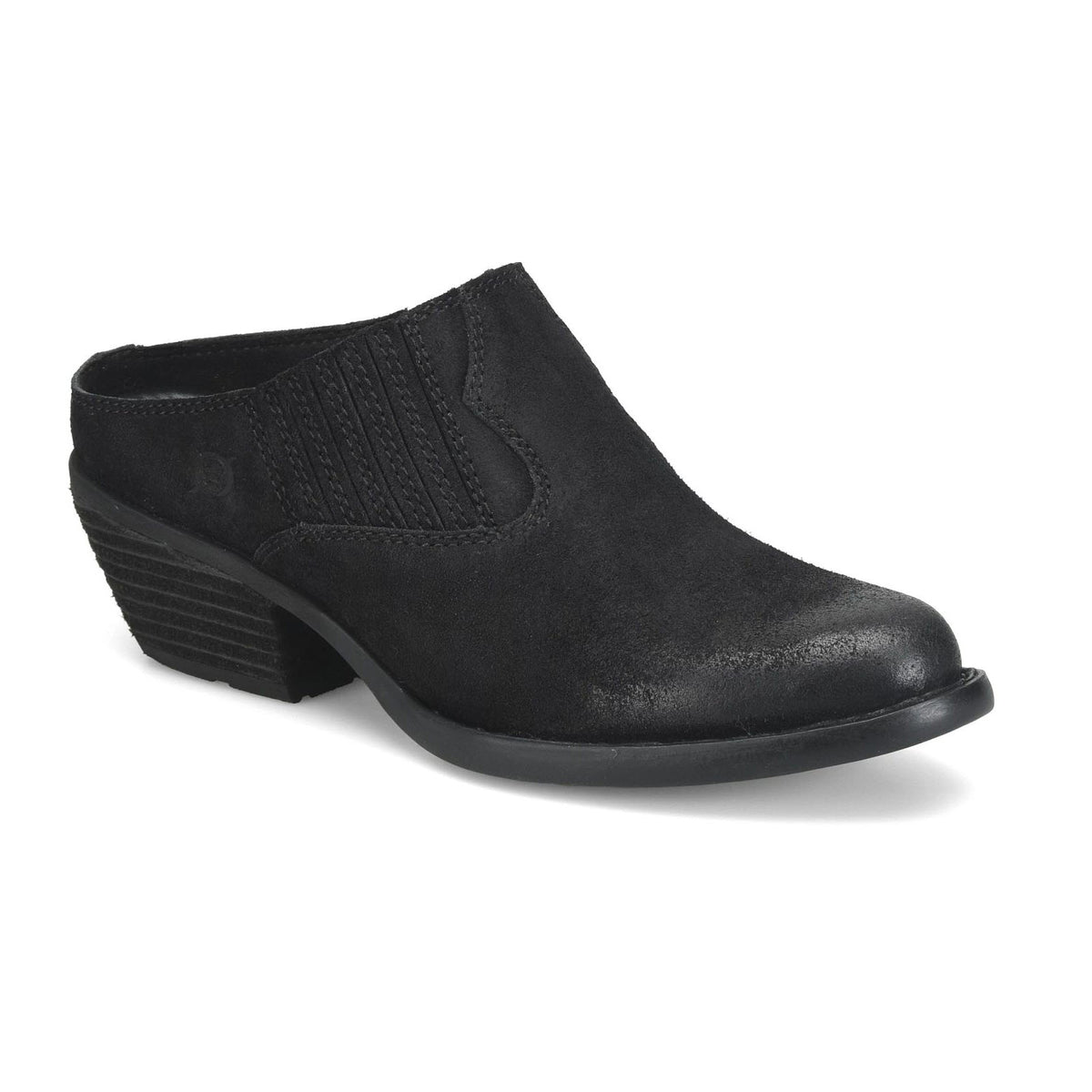 BORN MONIKAH WESTERN SLIDE OFF BLACK - WOMENS