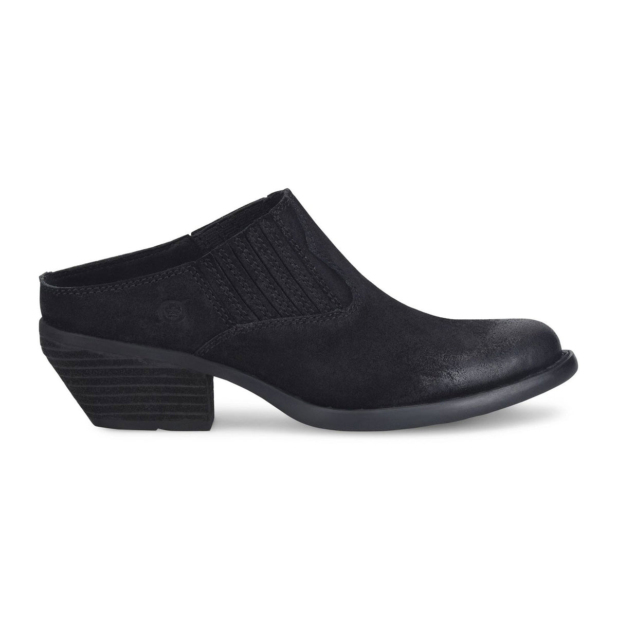 BORN MONIKAH WESTERN SLIDE OFF BLACK - WOMENS
