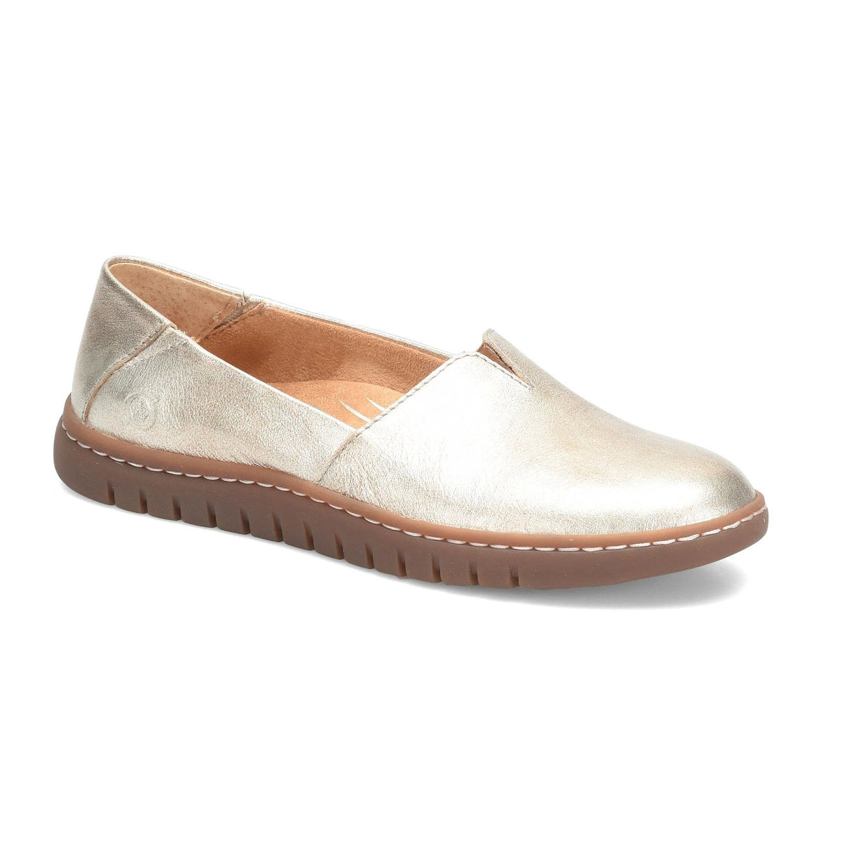BORN SEBRA II SLIP ON LIGHT GOLD - WOMENS