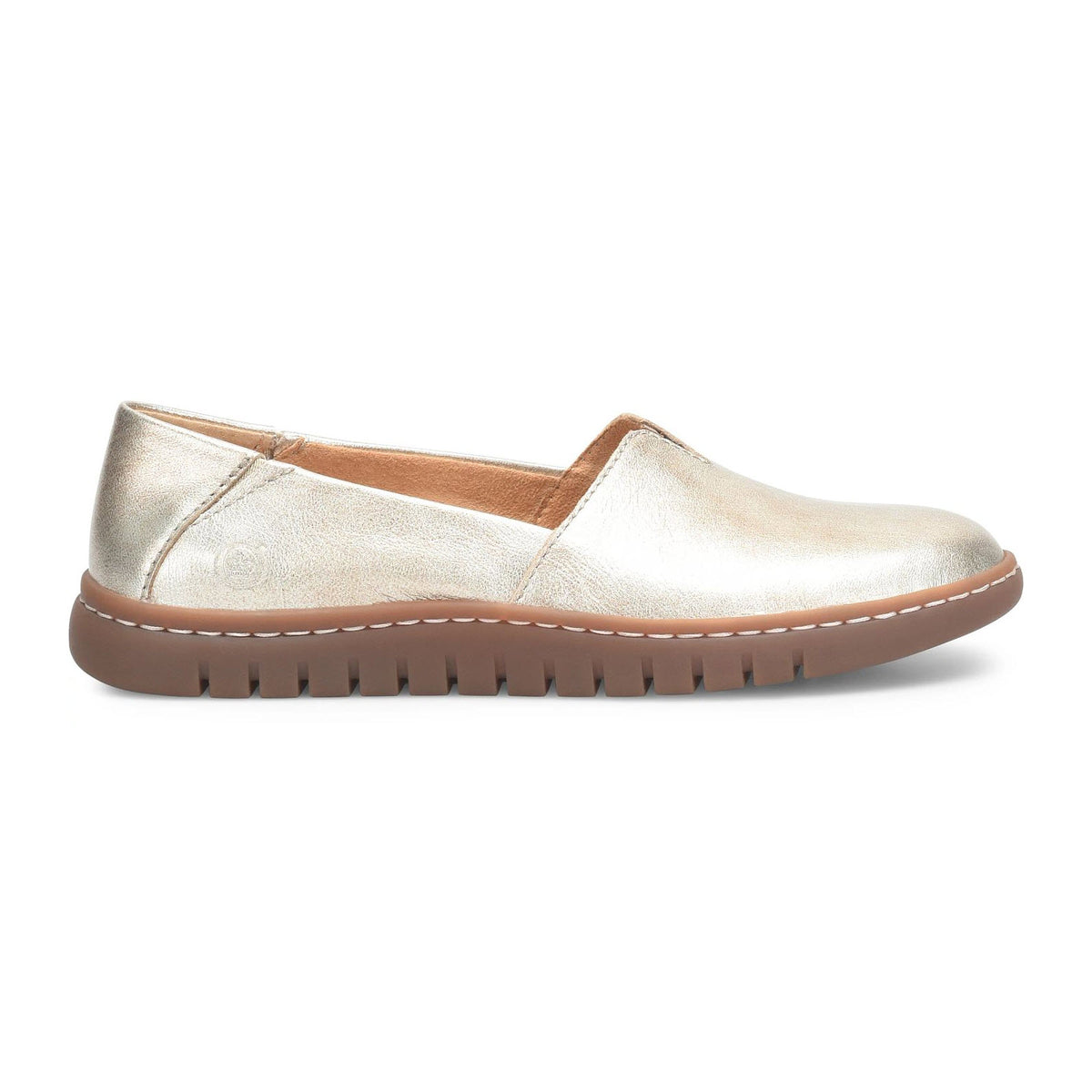 BORN SEBRA II SLIP ON LIGHT GOLD - WOMENS