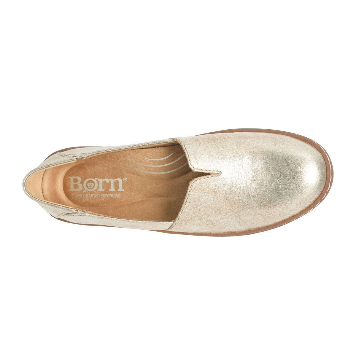 BORN SEBRA II SLIP ON TAN - WOMENS