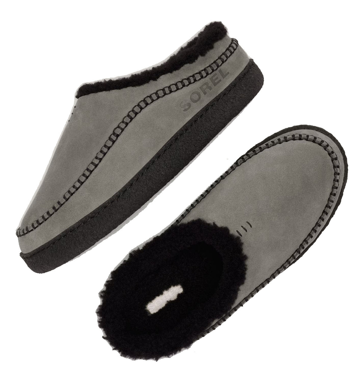 SOREL FALCON RIDGE III SLIPPER QUARRY BLACK - MENS