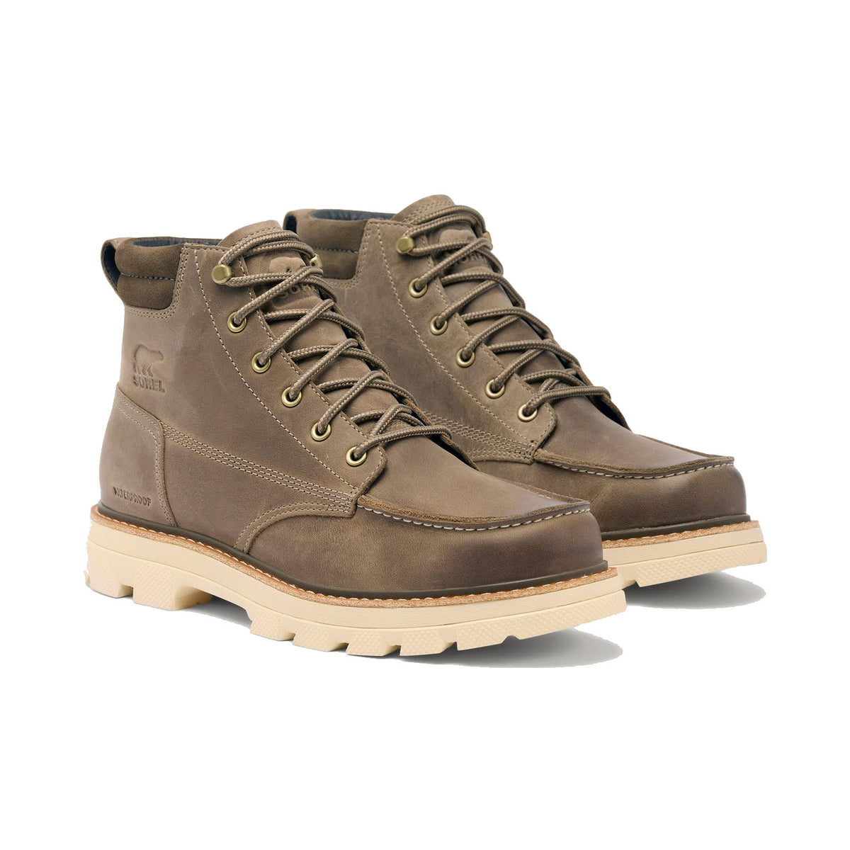 SOREL LARK 47 MOC TOE WP WET SAND MAJOR - MENS
