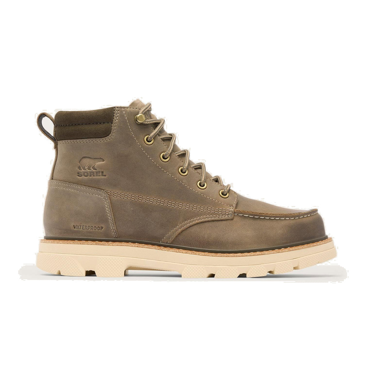 SOREL LARK 47 MOC TOE WP WET SAND MAJOR - MENS