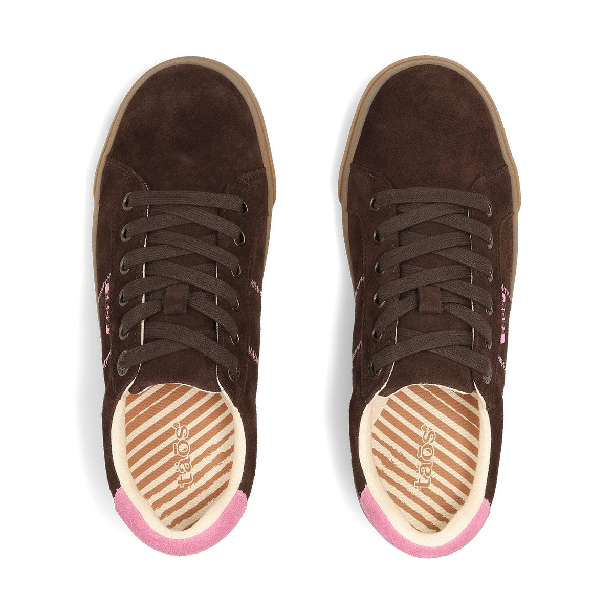 TAOS STAR 2.0 SNEAKER SUEDE BROWN PINK - WOMENS