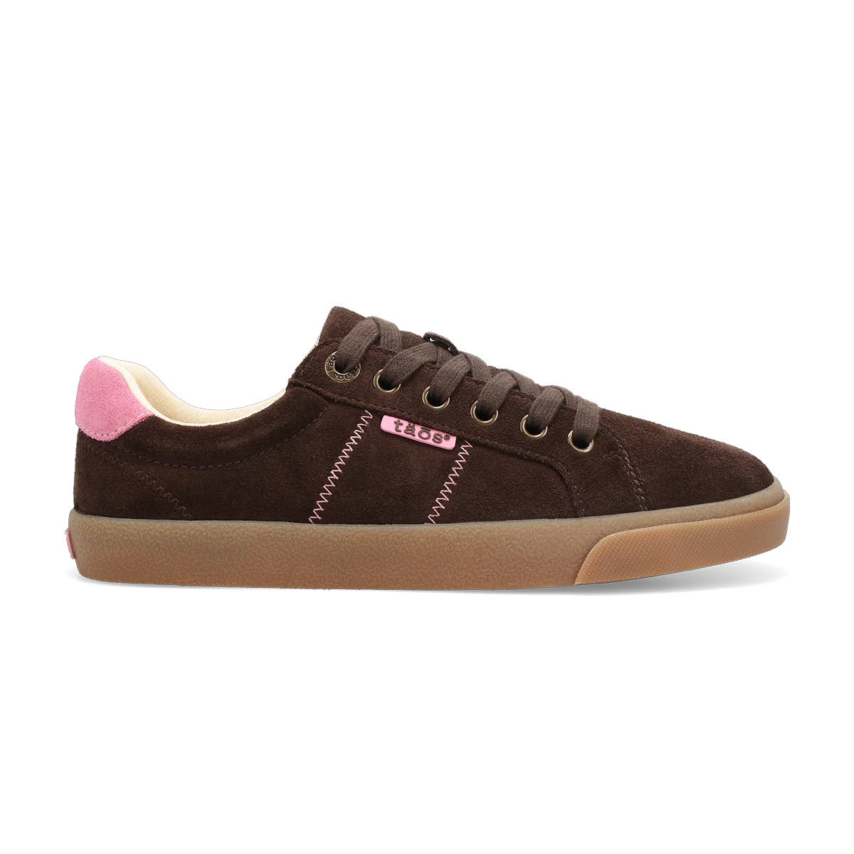 TAOS STAR 2.0 SNEAKER SUEDE BROWN PINK - WOMENS