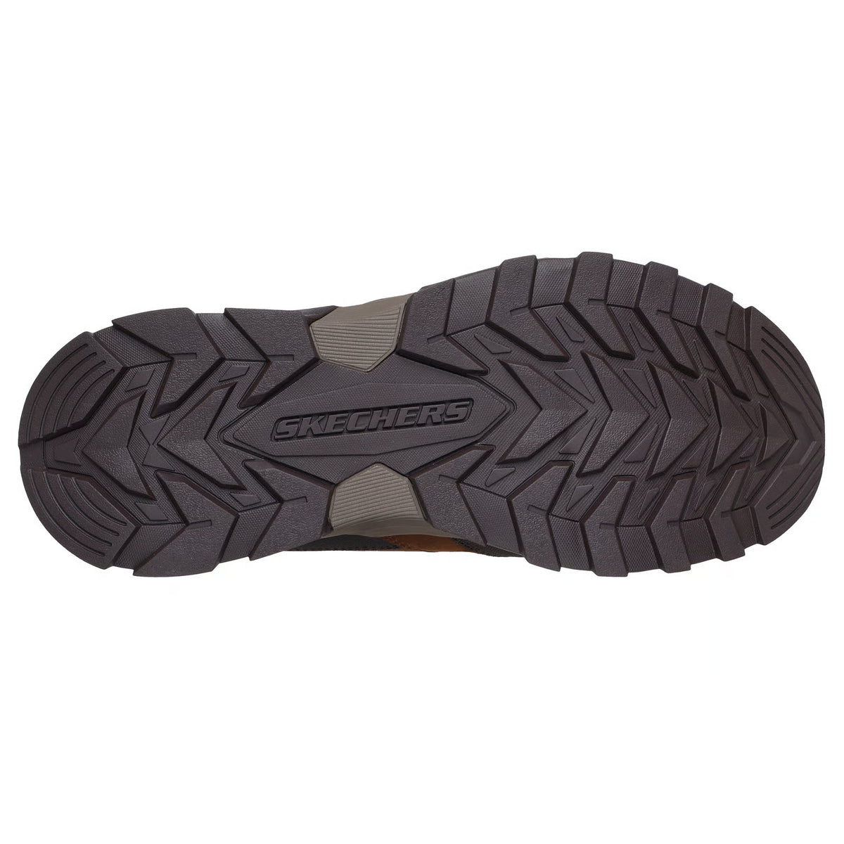 SKECHERS SLIP INS BRECKEN GLIDE STEP WP DARK BROWN - MENS