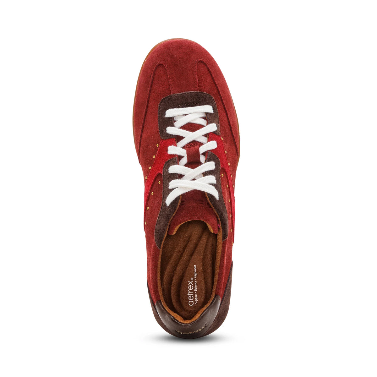 AETREX SLOANE SNEAKER BURGUNDY - WOMENS