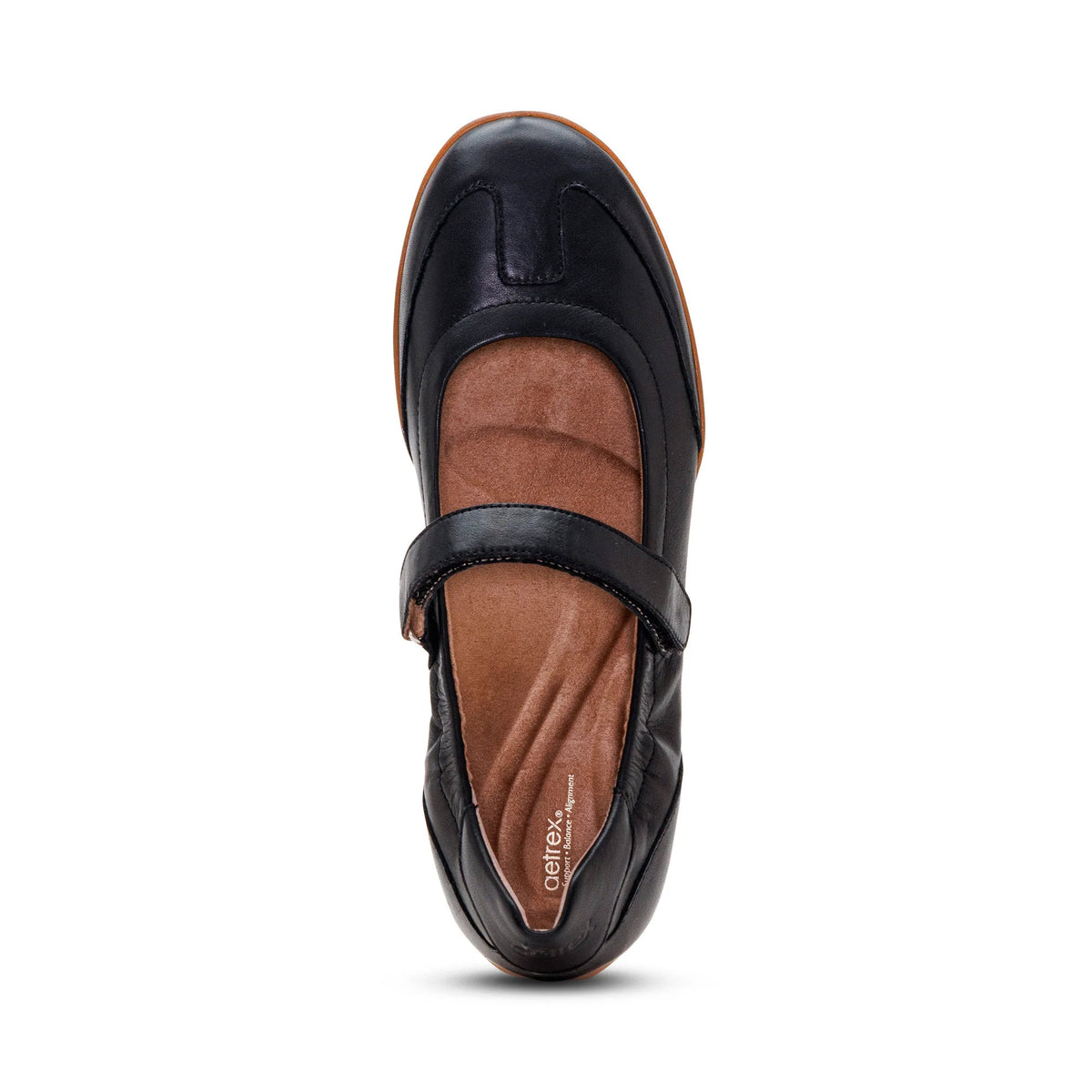 AETREX HALEY MARY JANE BLACK - WOMENS