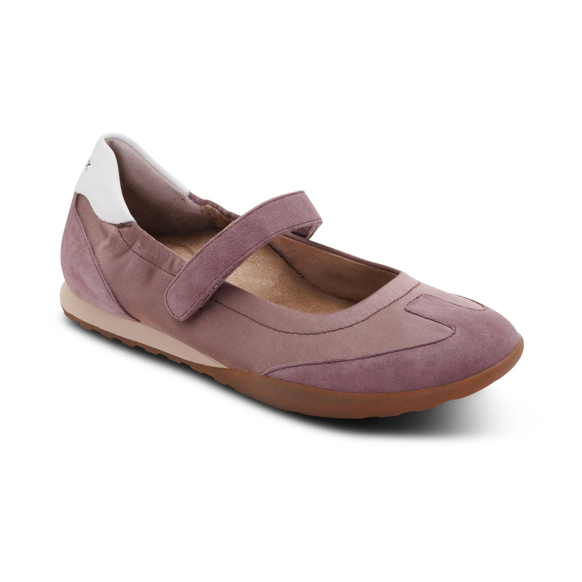 AETREX HALEY MARY JANE MAUVE - WOMENS