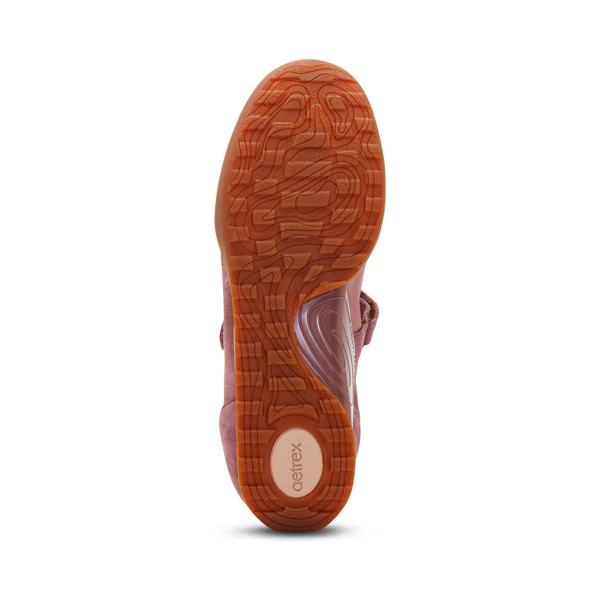 AETREX HALEY MARY JANE MAUVE - WOMENS