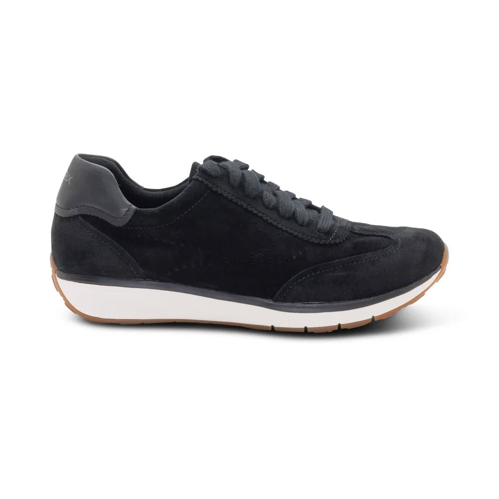 AETREX ATHENA SUEDE SNEAKER BLACK - WOMENS