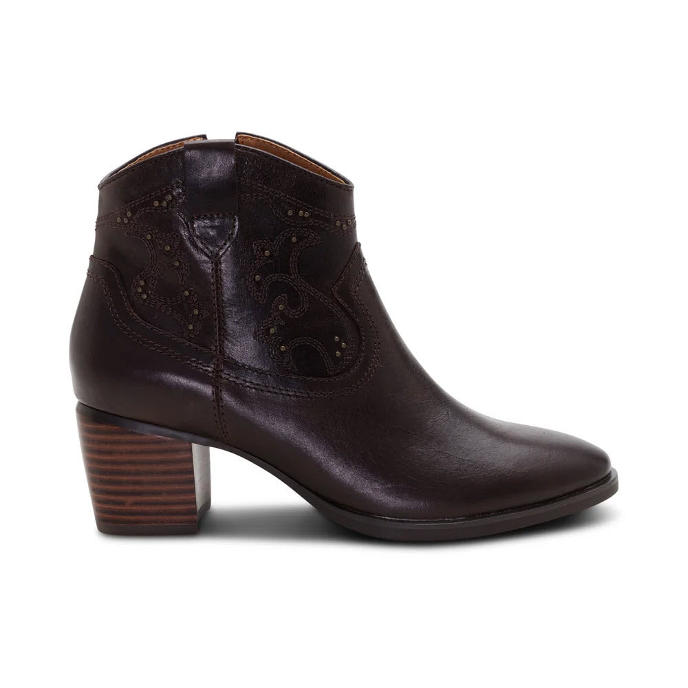 AETREX REAGAN WESTERN WEATHERPROOF BOOT DARK BROWN - WOMENS
