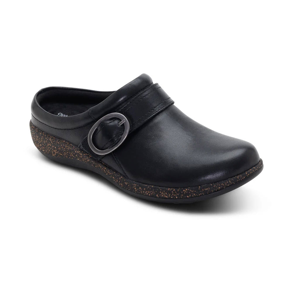 AETREX DAPHNE SLIDE BLACK - WOMENS