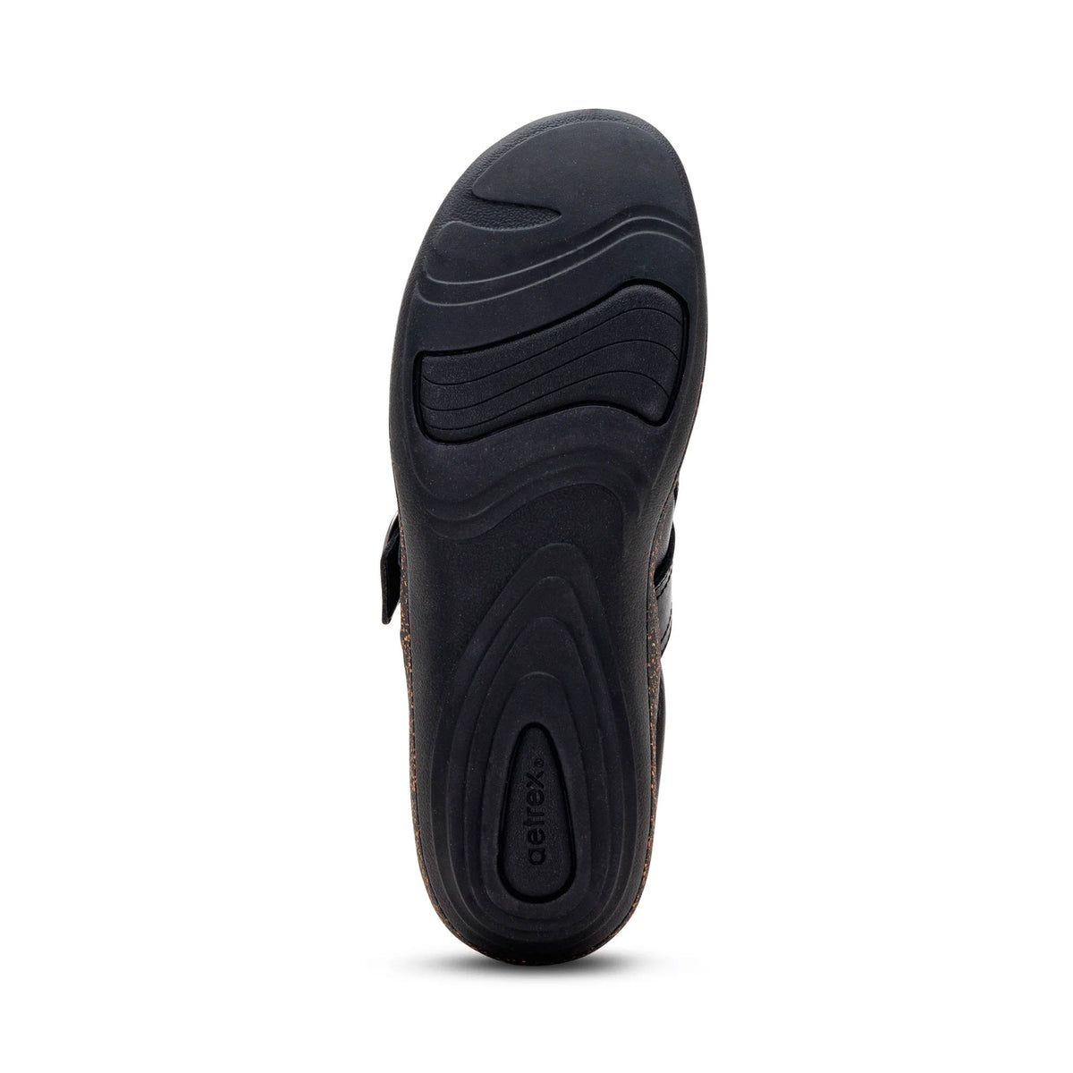AETREX DAPHNE SLIDE BLACK - WOMENS
