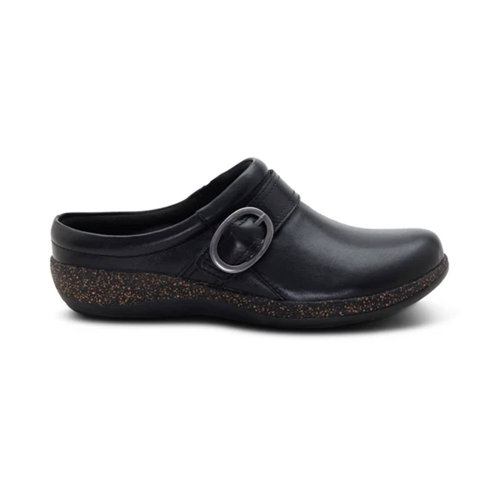 AETREX DAPHNE SLIDE BLACK - WOMENS