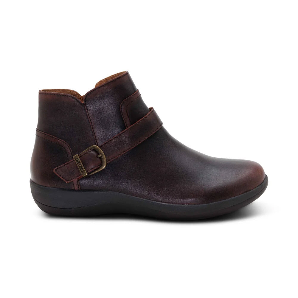 AETREX LEAH SIDE ZIP WEATHERPROOF BOOT CORDOVAN - WOMENS