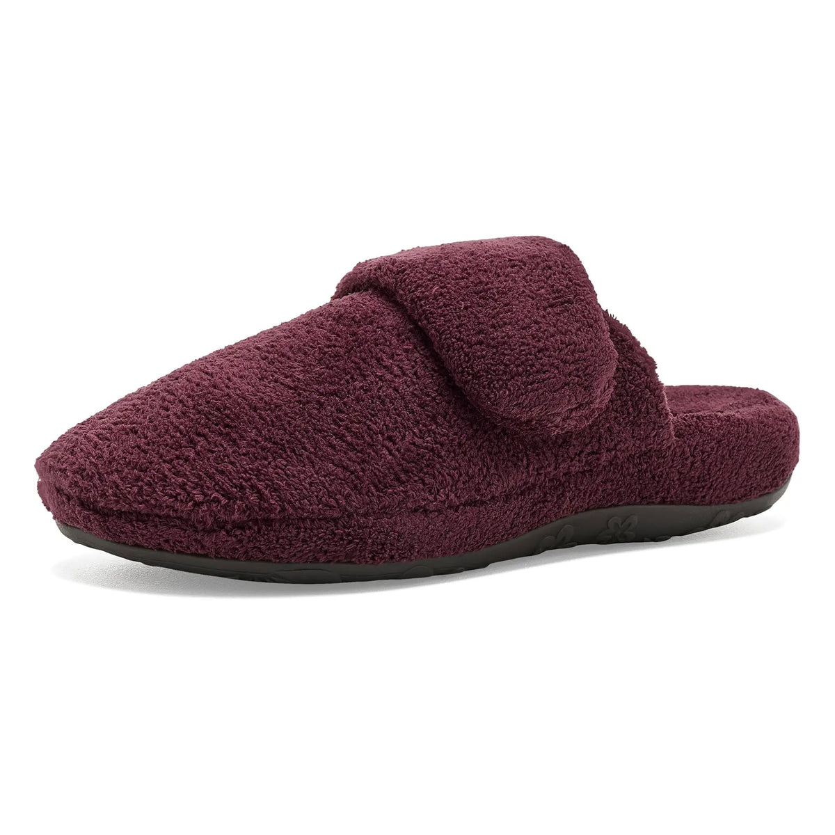 AETREX MANDY ADJUSTABLE SLIPPER WINE - WOMENS