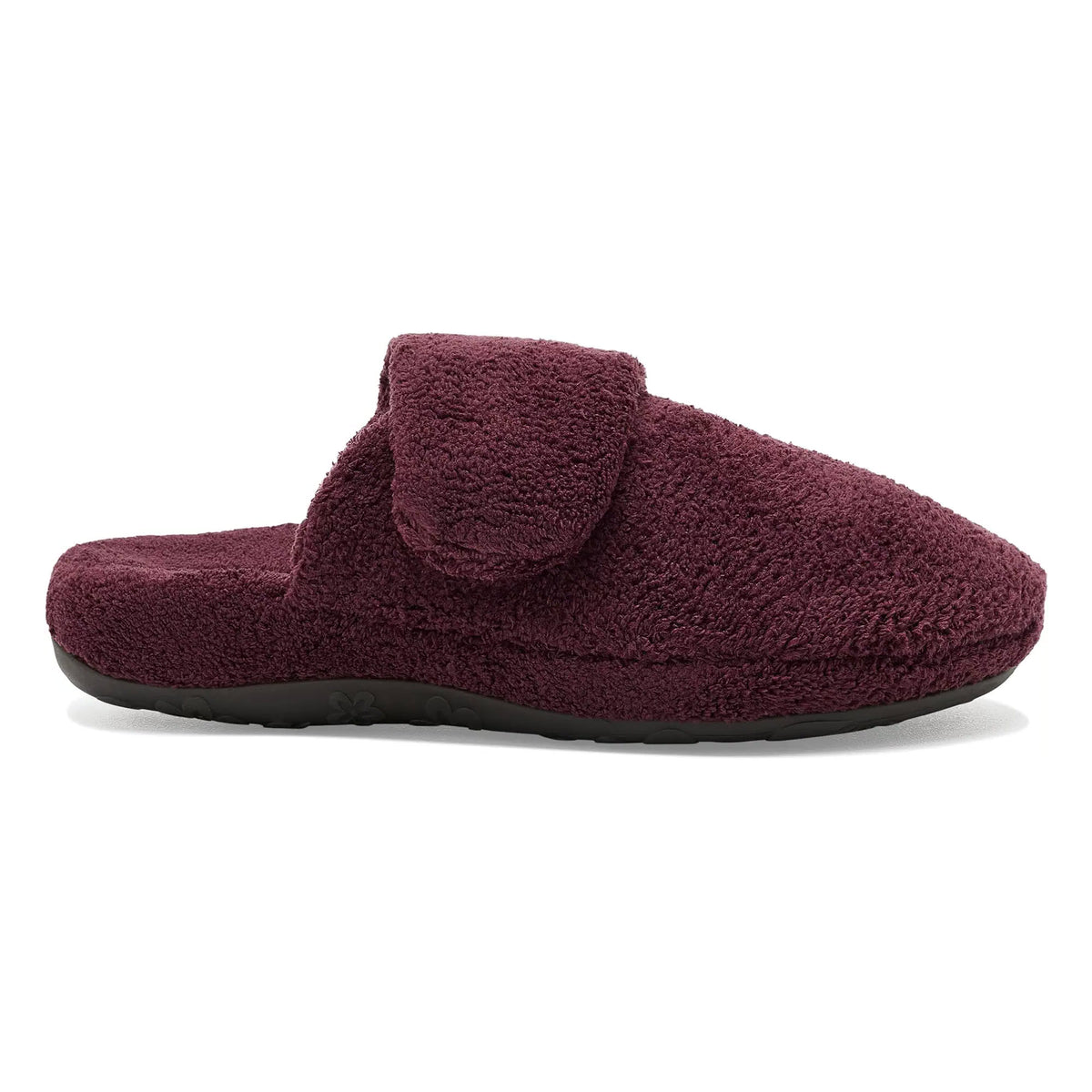 AETREX MANDY ADJUSTABLE SLIPPER WINE - WOMENS
