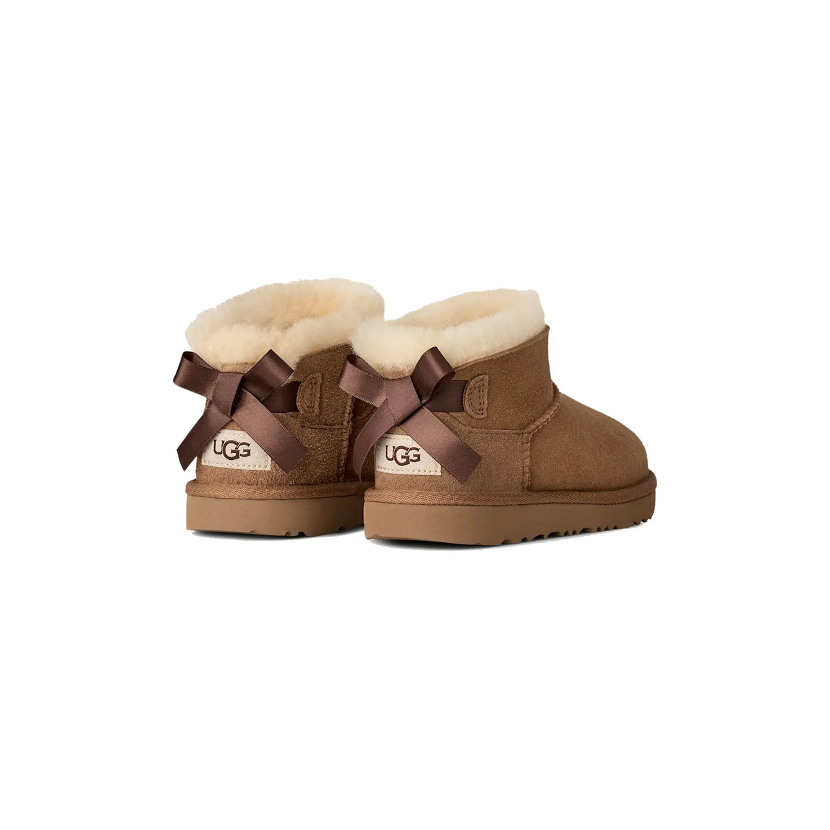 UGG KIDS ULTRA MINI BAILEY BOW CHESTNUT - KIDS
