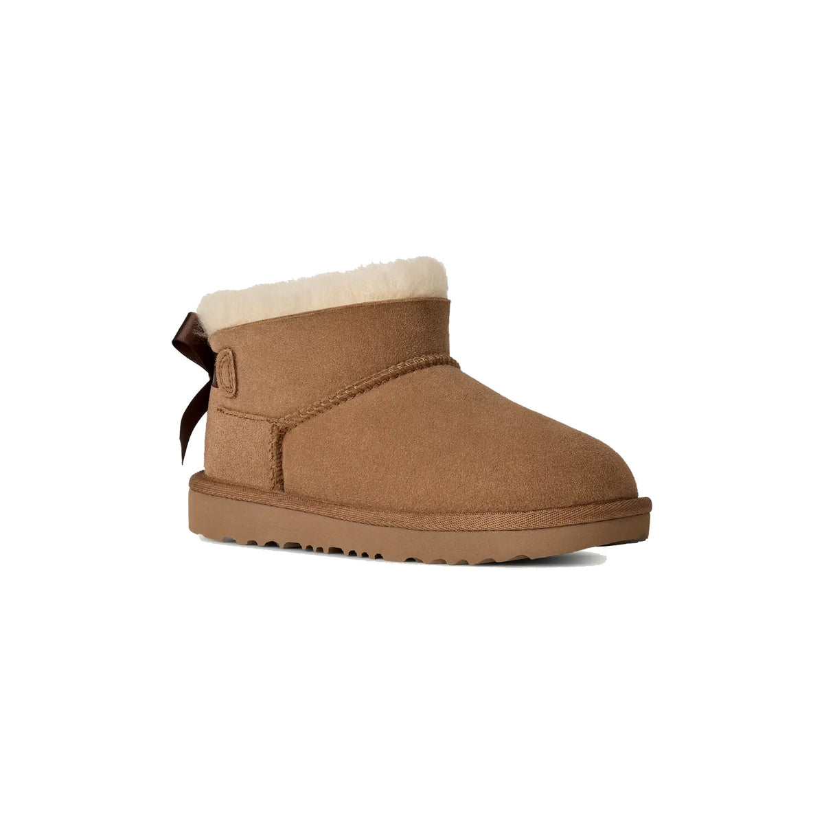 UGG KIDS ULTRA MINI BAILEY BOW CHESTNUT - KIDS