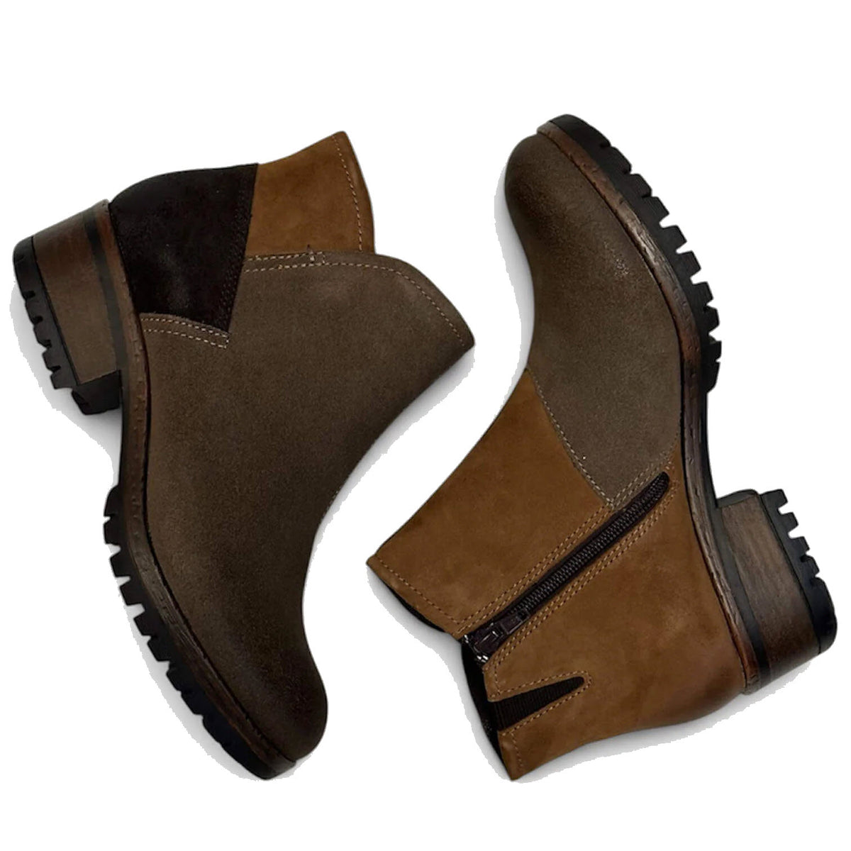 SALVIA CASE BROWN MULTI BOOT - WOMENS