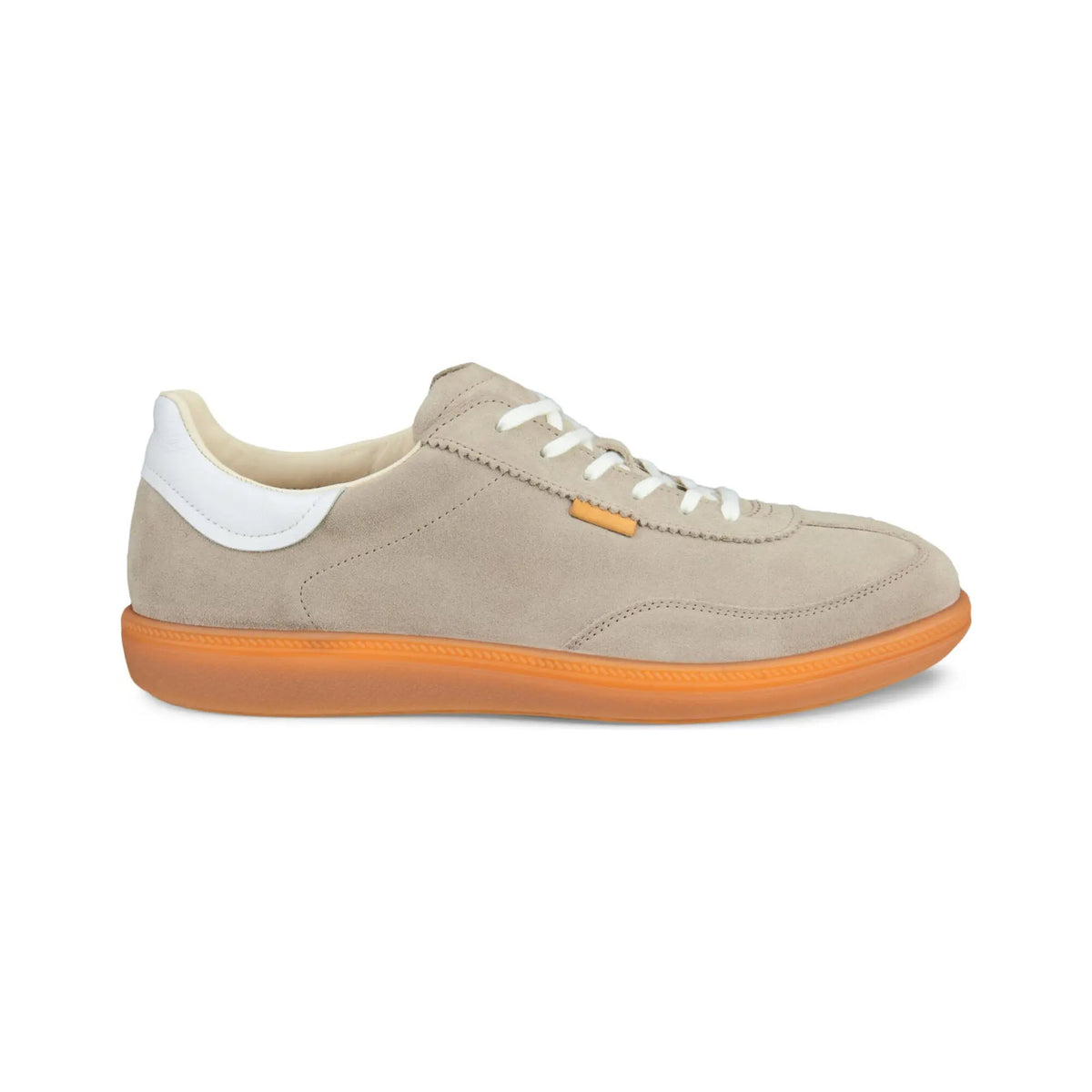 ECCO SOFT 11 LACE UP SNEAKER PURE CASHMERE BRIGHT WHITE - WOMENS