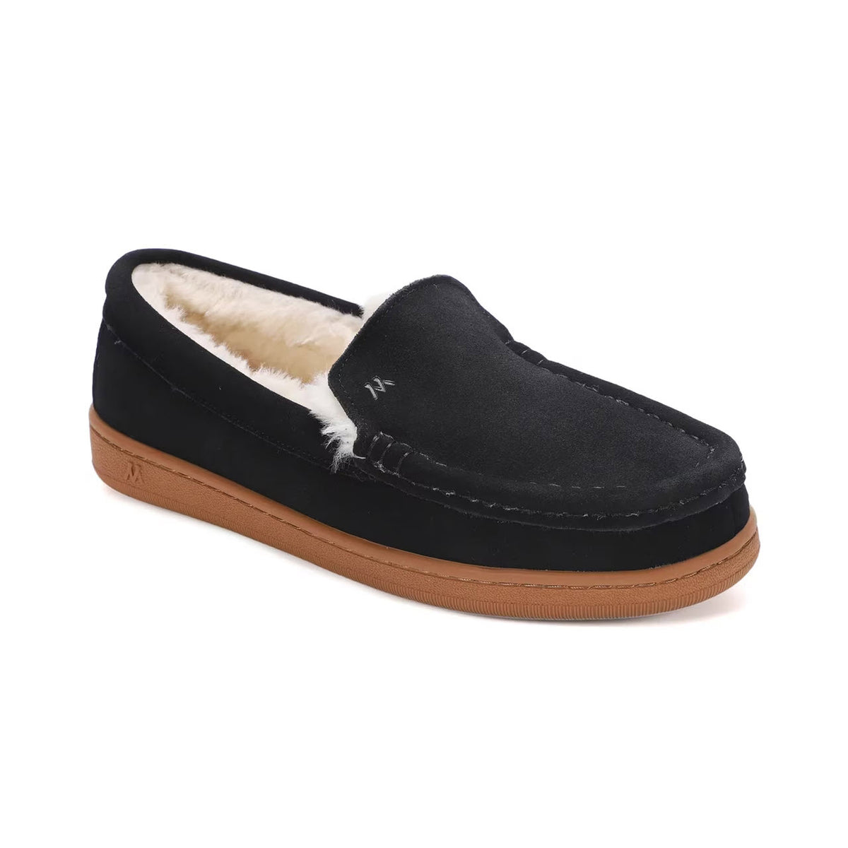 MYKOS HARRISON MOC SLIPPER BLACK BROWN - MENS
