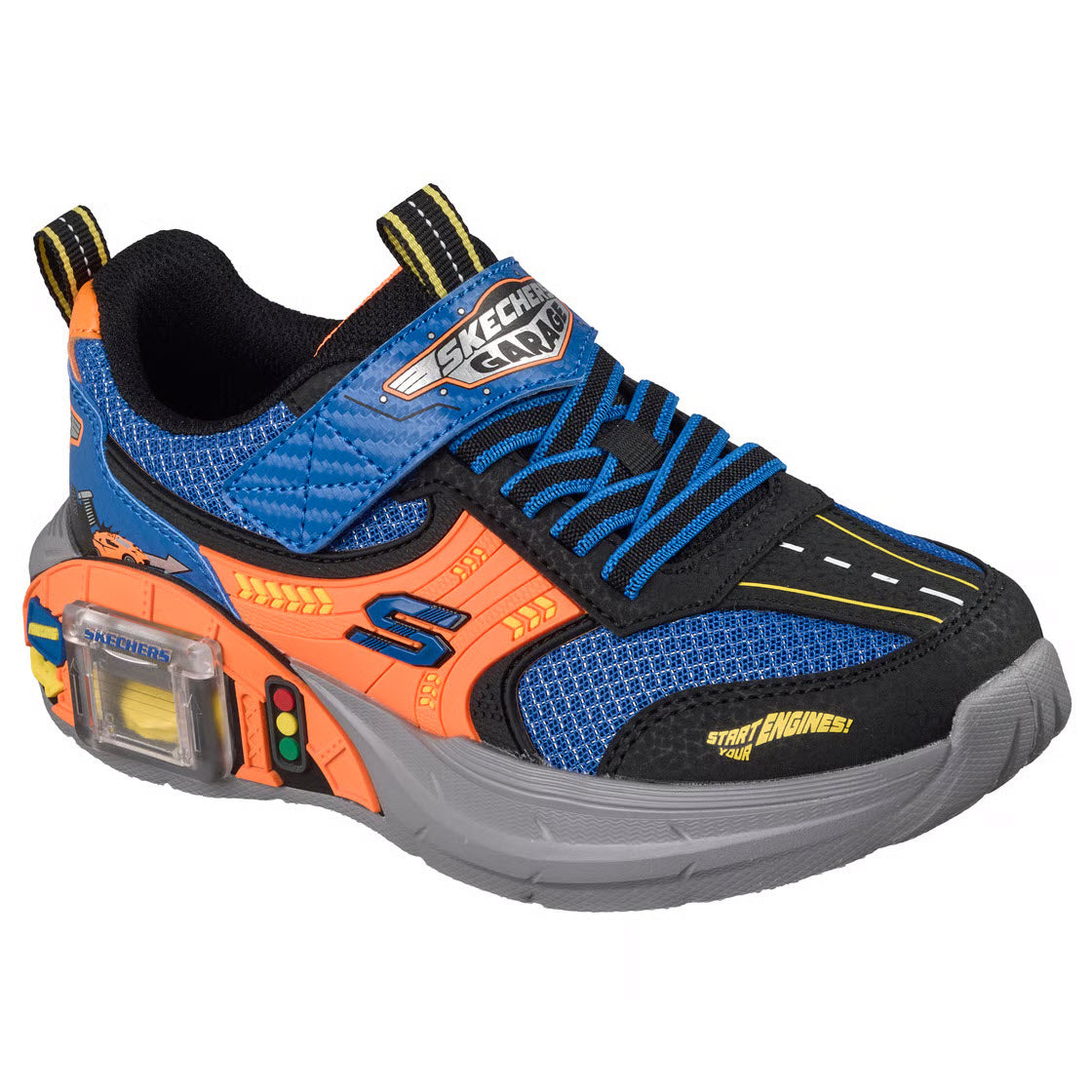 SKECHERS GARAGE BLACK NAVY - KIDS