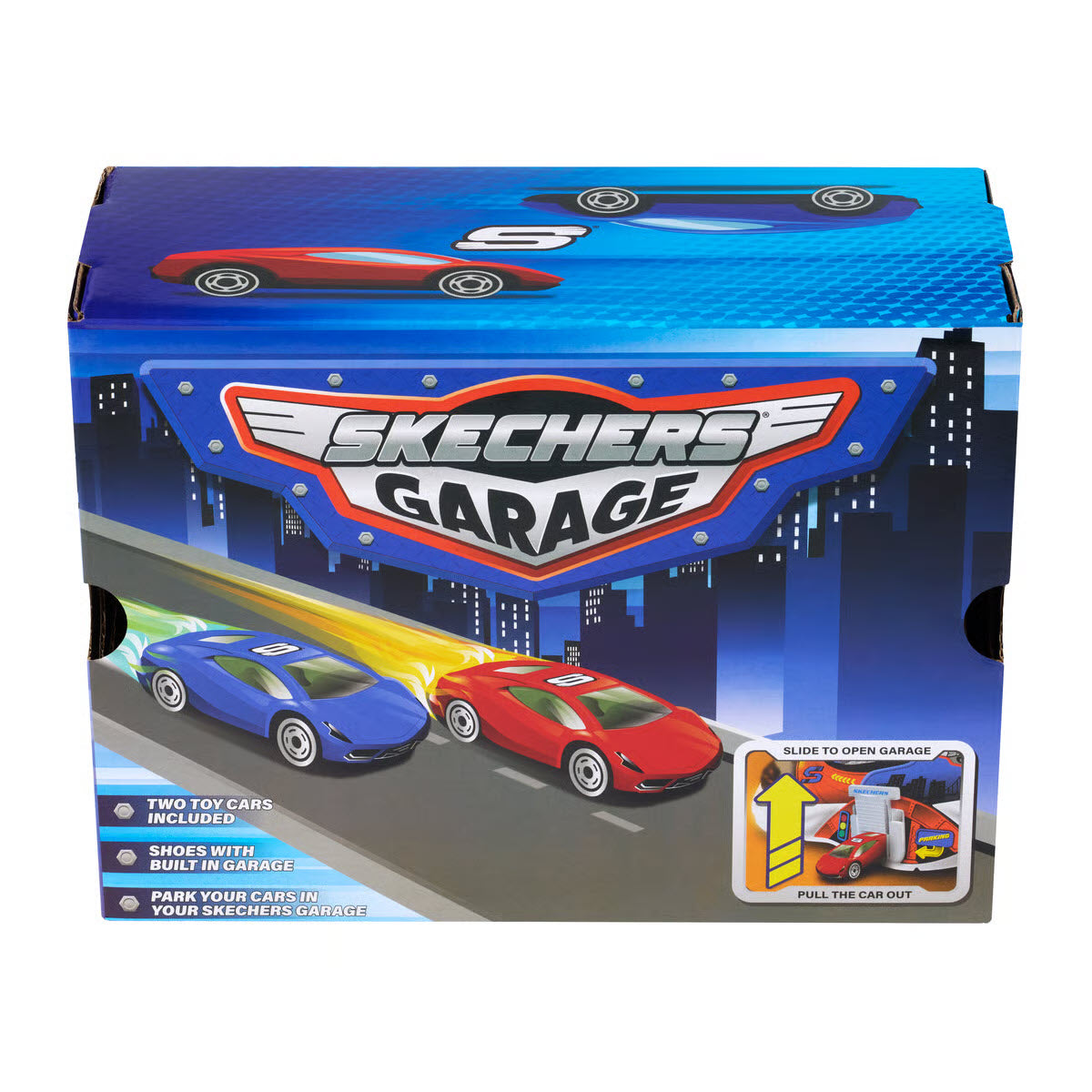 SKECHERS GARAGE BLACK NAVY - KIDS