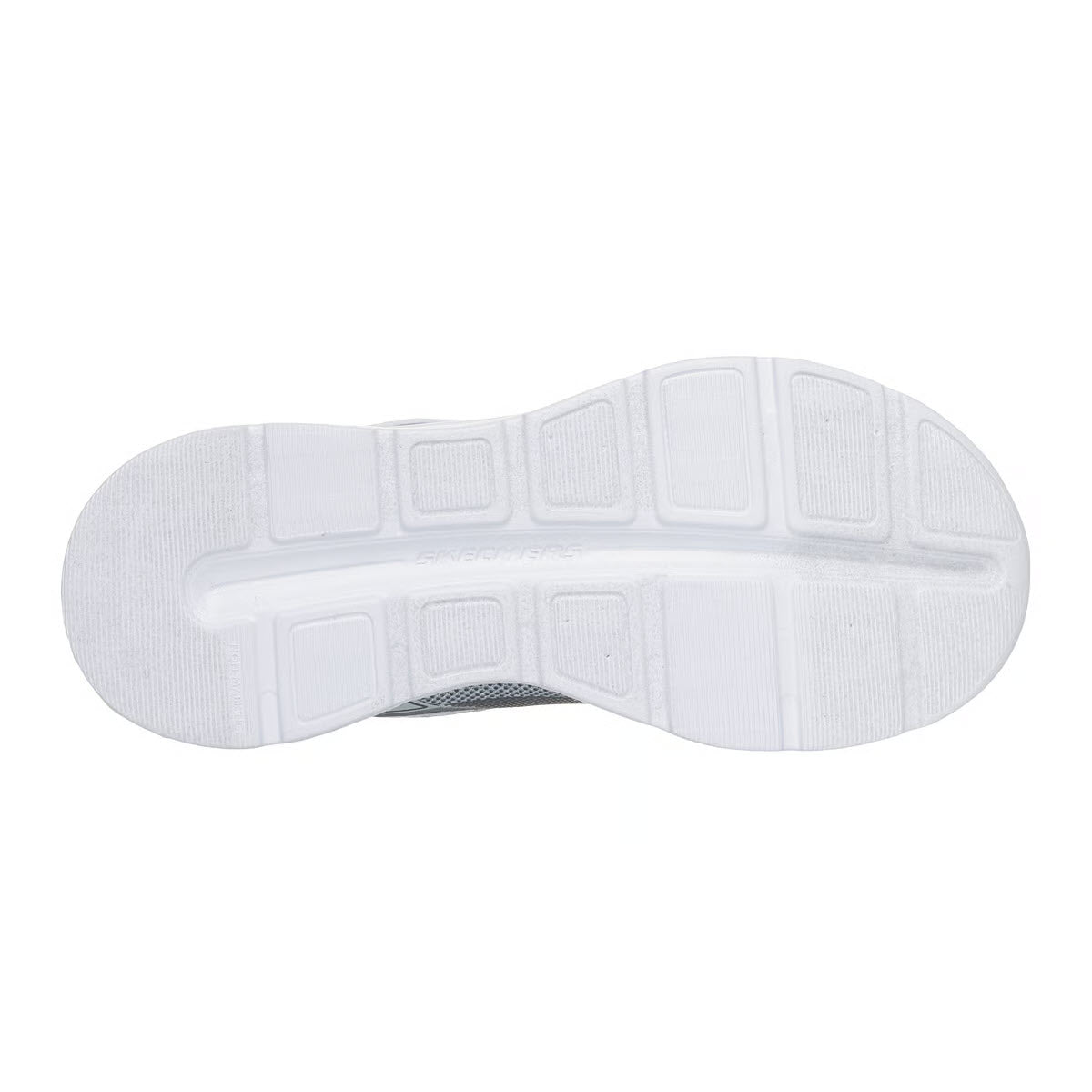 SKECHERS GLIDE STEP LIGHTS GRAY LIME - KIDS