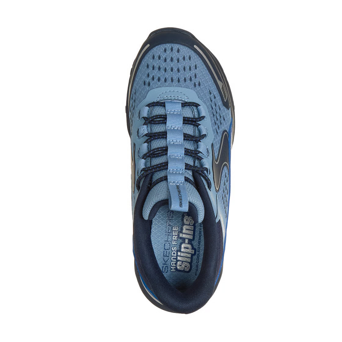 SKECHERS GLIDE STEP PLUS NAVY BLACK - KIDS