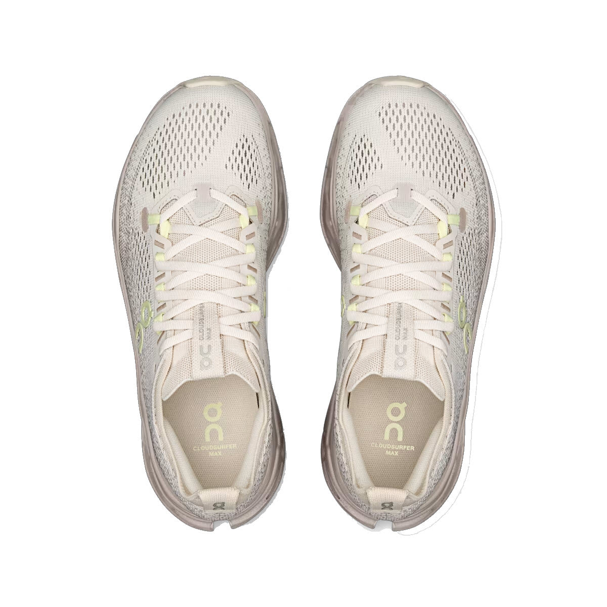 ON CLOUDSURFER MAX PELICAN/LIMELIGHT - WOMENS