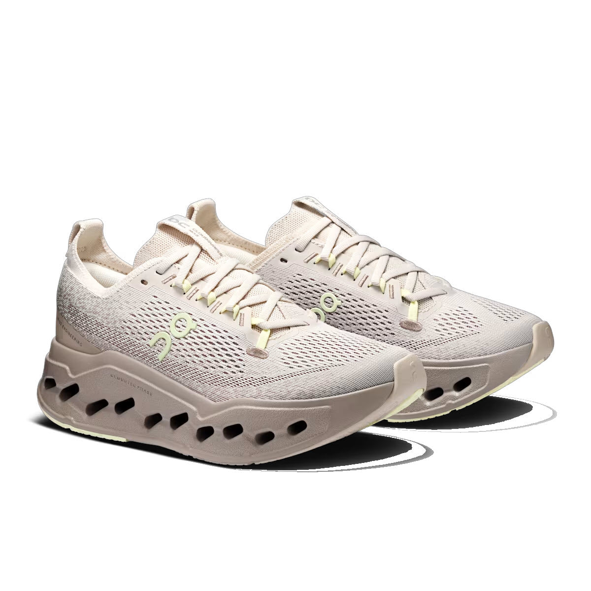 ON CLOUDSURFER MAX PELICAN/LIMELIGHT - WOMENS
