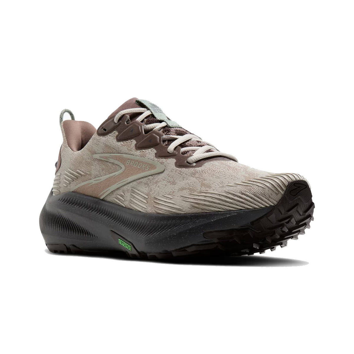 BROOKS GHOST TRAIL GANACHE/COFFEE/GREEN - MENS