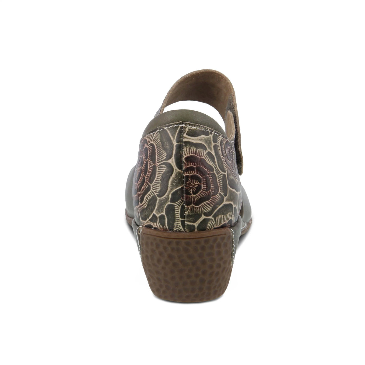 LARTISTE GLOSS PANSY MARY JANE OLIVE GREEN - WOMENS
