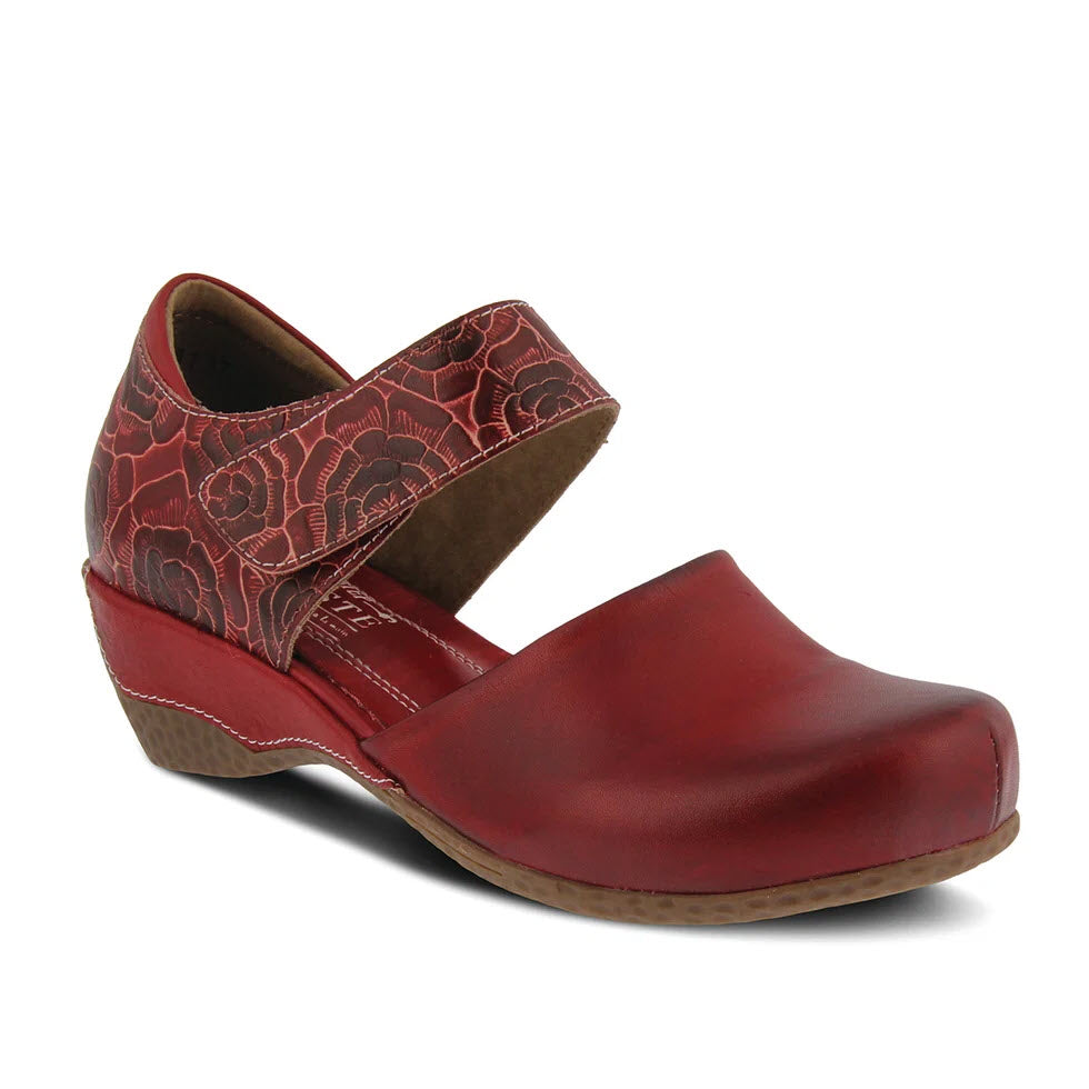 LARTISTE GLOSS PANSY MARY JANE RED - WOMENS