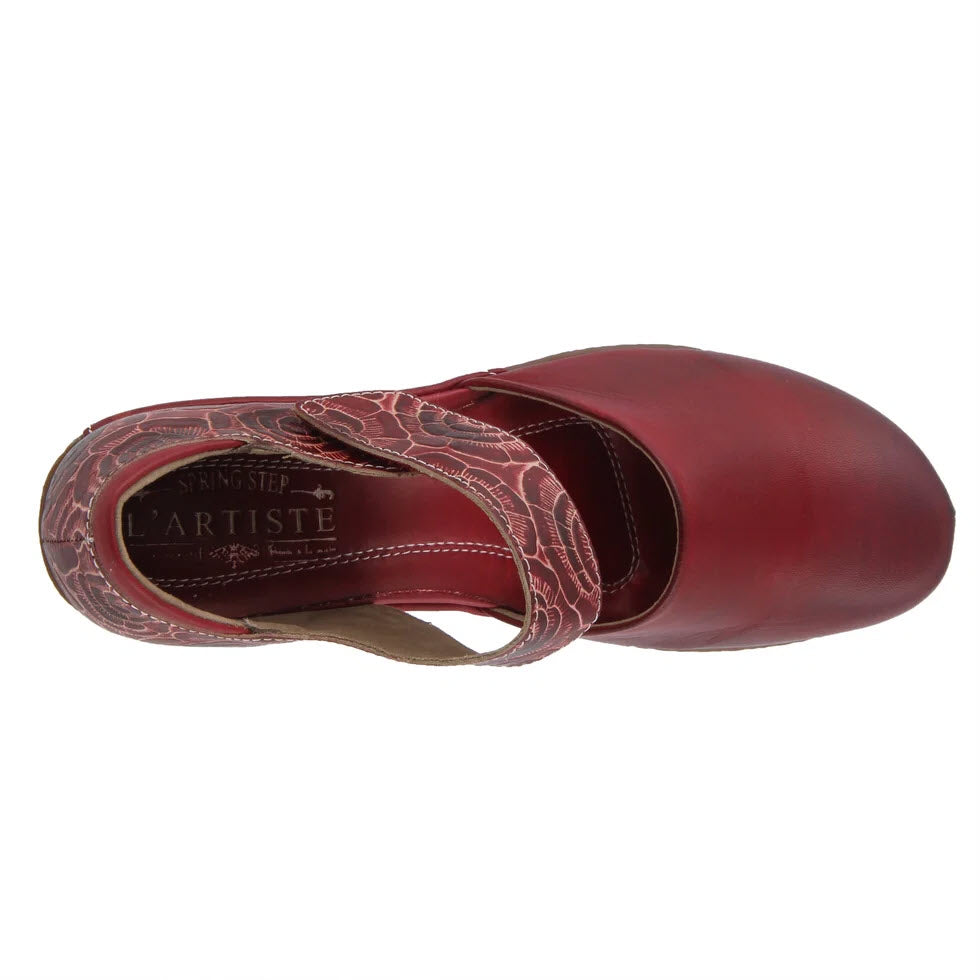 LARTISTE GLOSS PANSY MARY JANE RED - WOMENS