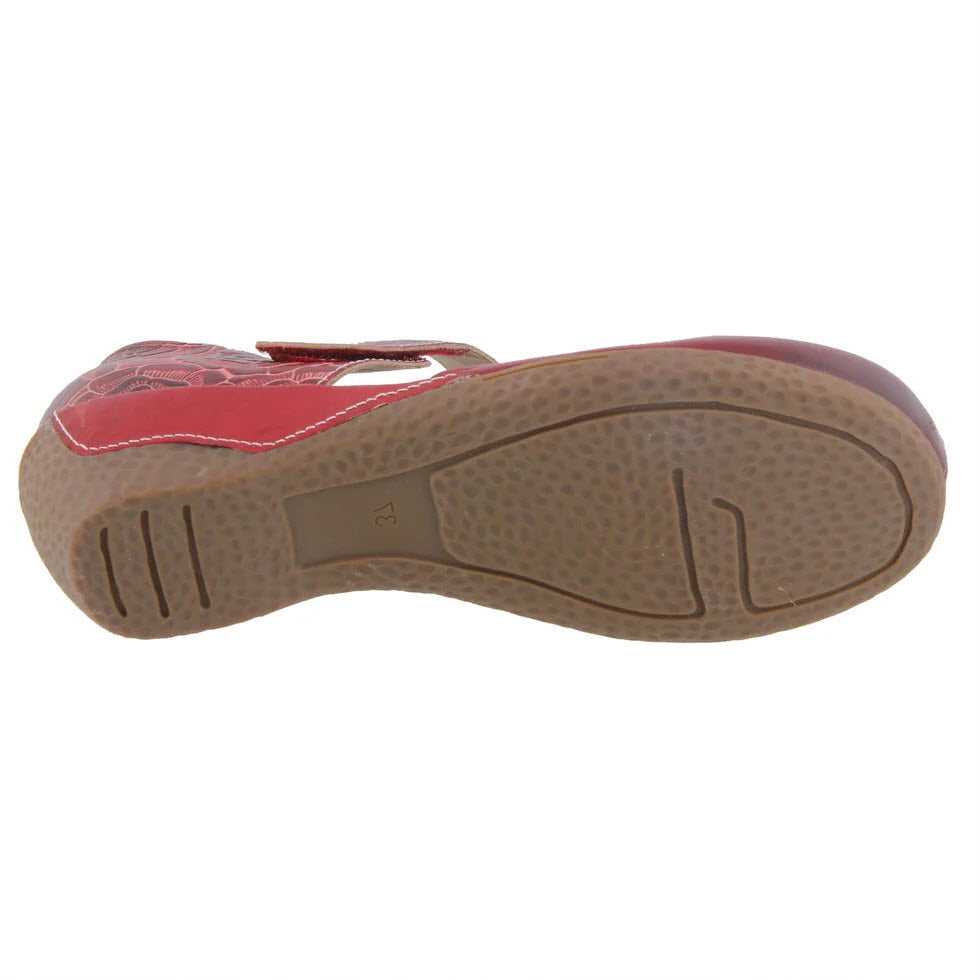 LARTISTE GLOSS PANSY MARY JANE RED - WOMENS