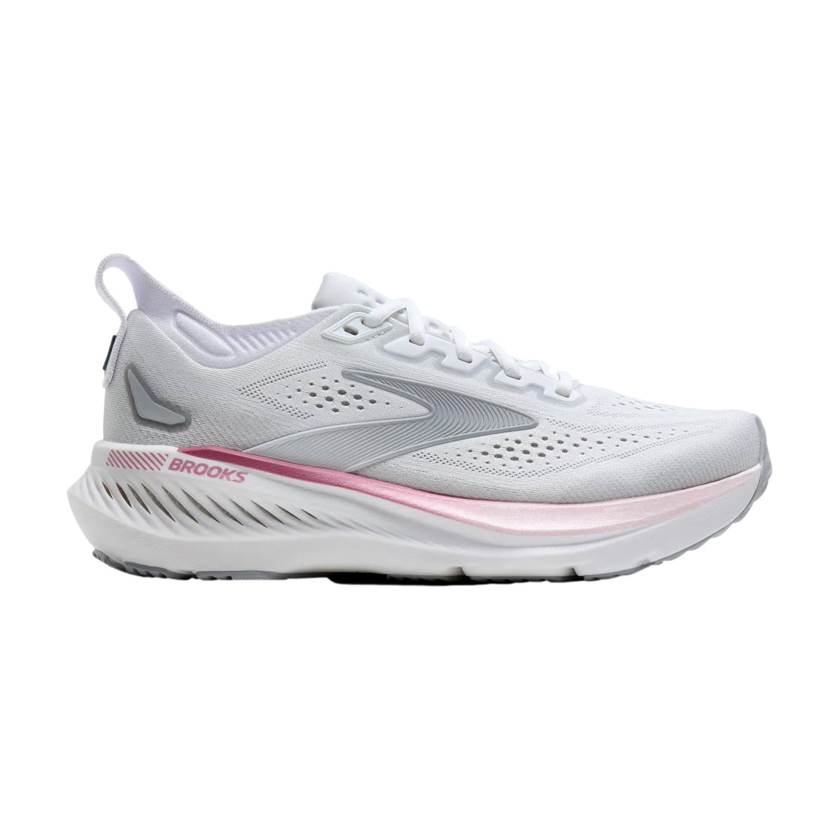 BROOKS GLYCERIN GTS 23 WHITE/HARBOR - WOMENS