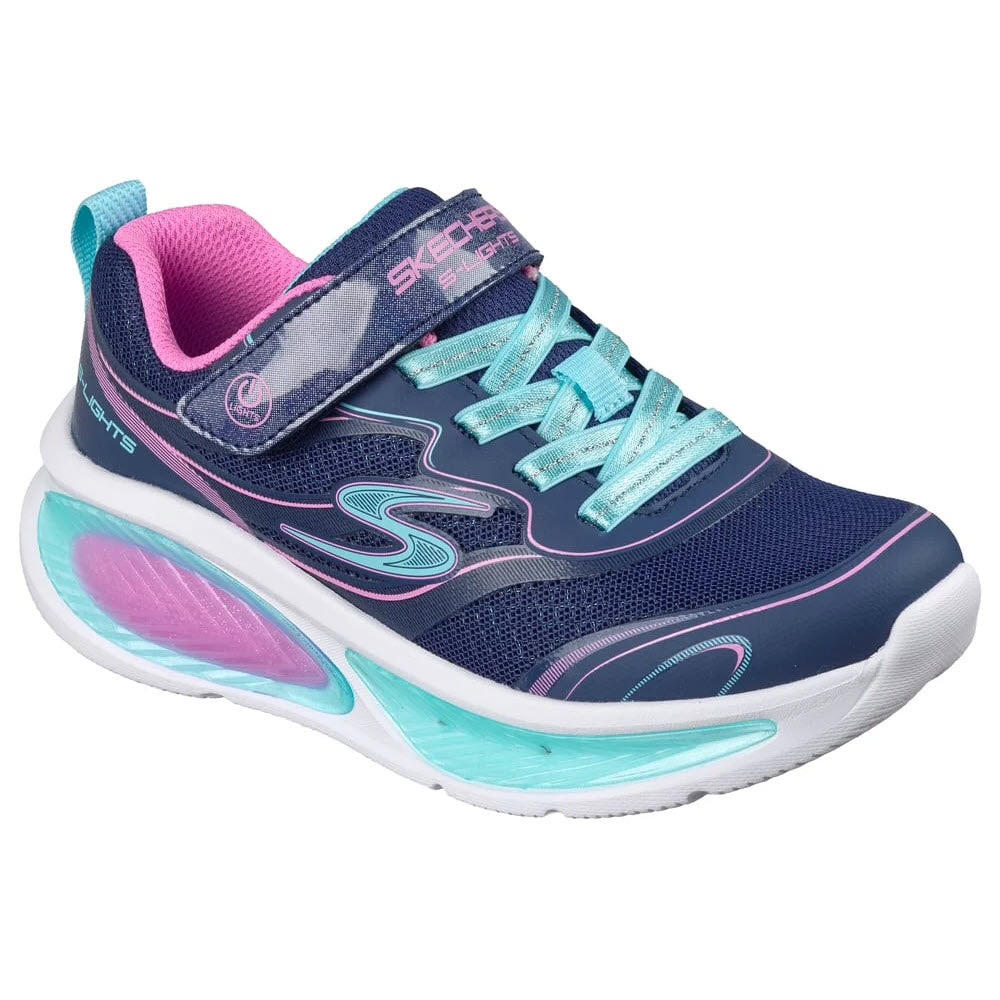 SKECHERS COSMIC GLOW 2.0 NAVY - KIDS