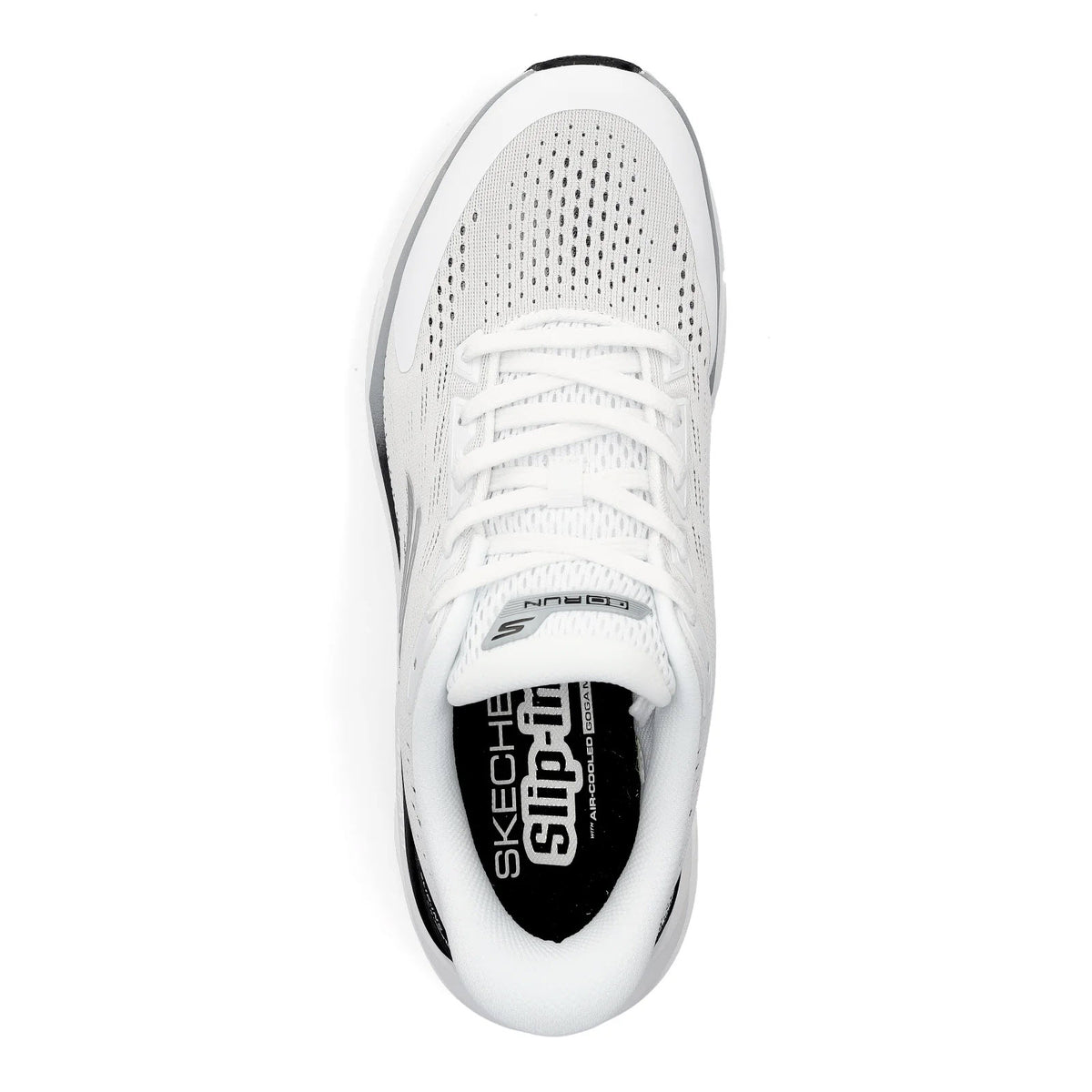 SKECHERS SLIP INS GLIDE STEP VERTEX WHITE/BLACK - MENS